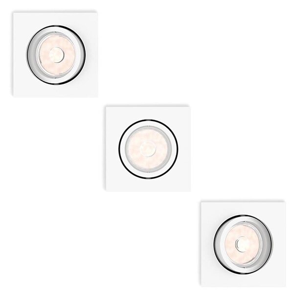 Philips 50193/31/PN - Set de 3 spoturi încastrate ENNEPER 1xGU10/5,5W/230V