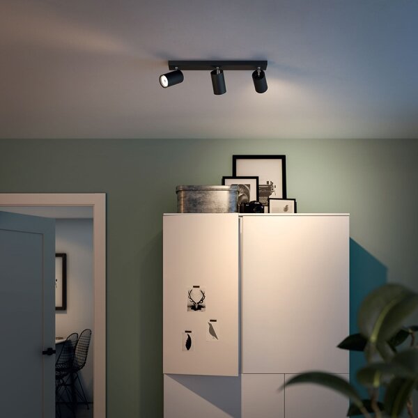 Philips 50593/30/PN - Lampa spot MYLIVING KOSIPO 3xGU10/5,5W/230V