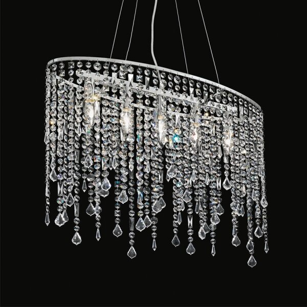 Ideal lux - Lampa suspendata de cristal 5xE14/40W/230V