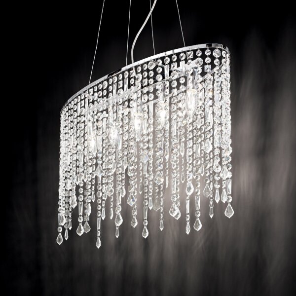 Ideal lux - Lampa suspendata de cristal 5xE14/40W/230V