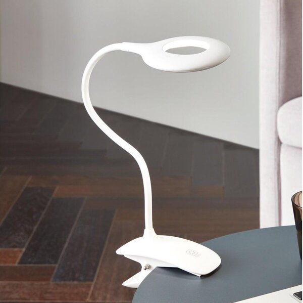 Eglo 97077 - Lampă LED dimabilă cu clemă CABADO LED/3W/5V albă