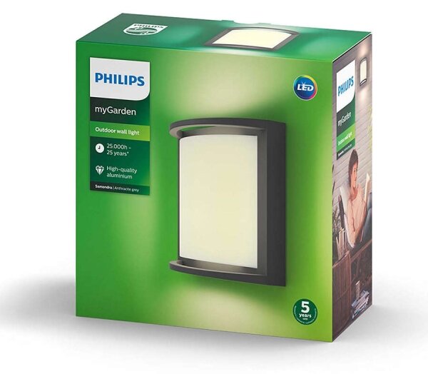 Aplică LED de exterior SAMONDRA LED/12W IP44 Philips 17391/93/P0
