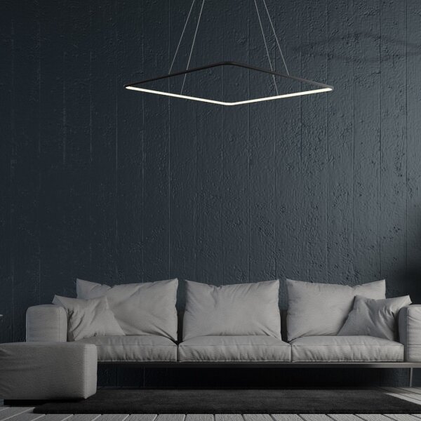 LED Lustră pe cablu NIX LED/25W/230V negru