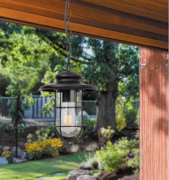 Rabalux 8070 - Lampă suspendată exterior PAVIA 1xE27/60W/230V IP44