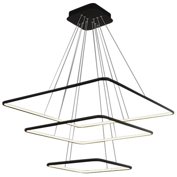 LED Lustră pe cablu NIX LED/117W/230V negru