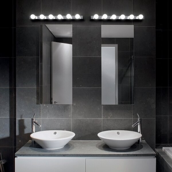 Ideal lux - Aplică perete 8xE14/40W/230V crom