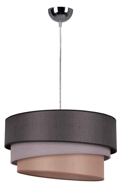 Lustră pe cablu Duolla TRIO 1xE27/40W/230V d. 45 cm antracit/gri/maro