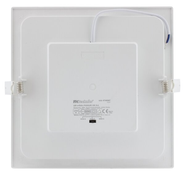 Plafonieră LED încastrată pentru baie 24W/230V 3000/4000/6000K IP44