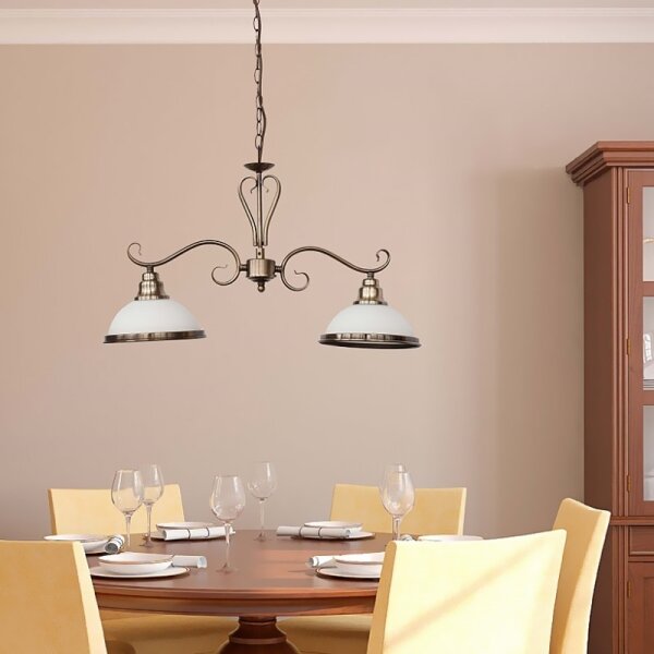 Rabalux 2757 - Lustra ELISETT 2xE27/60W/230V