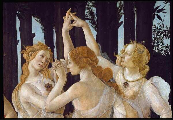 Botticelli, Sandro (Alessandro di Mariano di Vanni Filipepi) - Artă imprimată Spring (La Primavera), (40 x 26.7 cm)