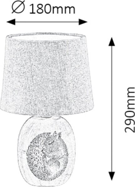 Rabalux 4605 - Lampă de birou pentru copii DORKA 1xE14/40W/230V