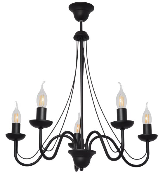 Lustră pe cablu MALBO II 5xE14/10W/230V