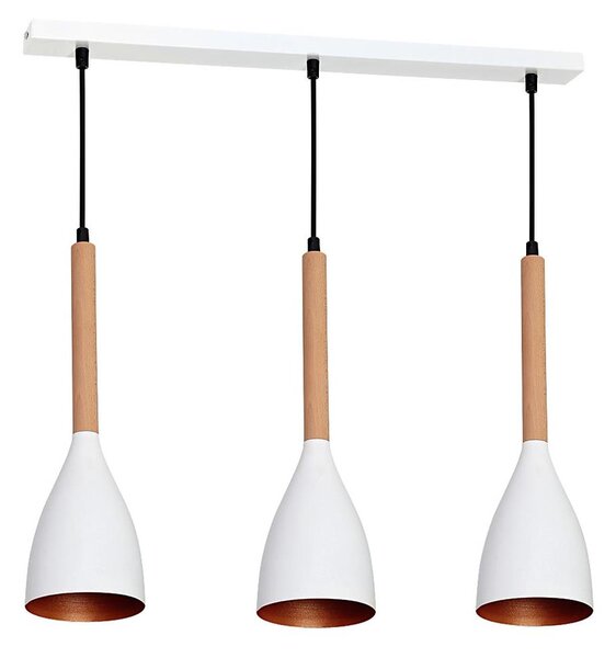 Lustră pe cablu MUZA 3xE27/60W/230V