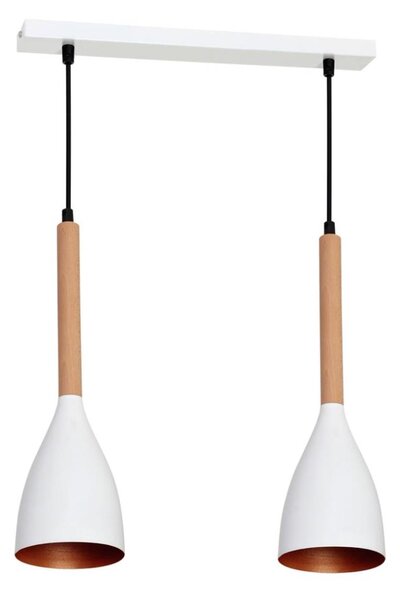 Lustră pe cablu MUZA 2xE27/60W/230V