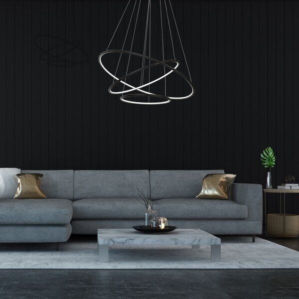 LED Lustră pe cablu ORION 3xLED/99W/230V