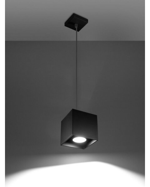 Lustră pe cablu QUAD 1 1xGU10/40W/230V negru