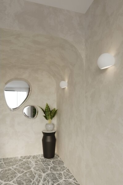 Aplică perete GLOBE 1xE27/60W/230V alb
