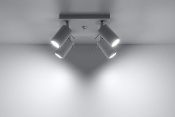 Lampă spot RING 4 4xGU10/40W/230V alb
