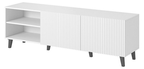Comodă TV DictoNegru, Alb, 15x5x4cm