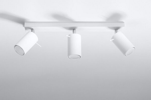 Lampă spot RING 3 3xGU10/40W/230V alb