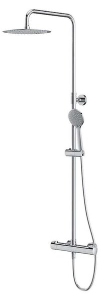 Cersanit City - Set de duș cu termostat, diametru 25 mm, 3 jeturi, crom S951-340