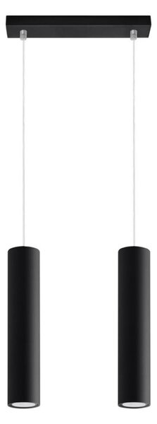 Lustră pe cablu LAGOS 2 2xGU10/40W/230V negru