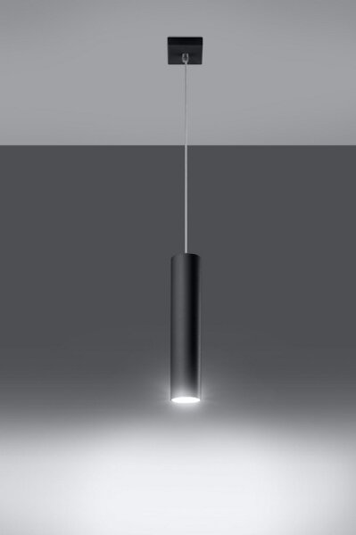 Lustră pe cablu LAGOS 1 1xGU10/40W/230V negru