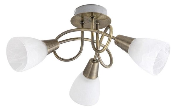 Rabalux 5533 - Lustră aplicată JENNA 3xE14/40W/230V alamă