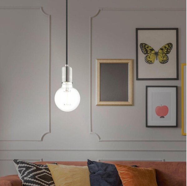 Eglo 32522 - Lustră pe cablu YORTH 1xE27/60W/230V