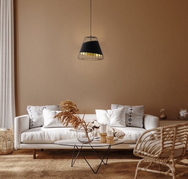 Eglo 49446 - Lustră pe cablu AUSTELL 1xE27/60W/230V