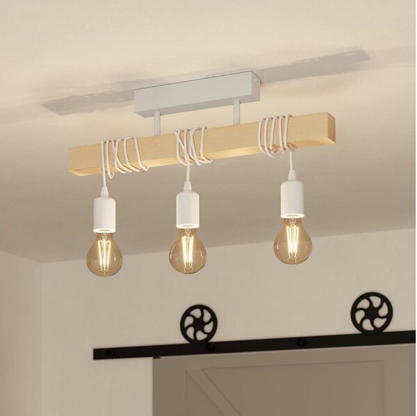 Eglo 33166 - Lustră aplicată TOWNSHEND 3xE27/60W/230V