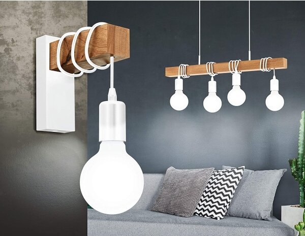 Eglo 43704 - Lustră pe cablu TOWNSHEND 4xE27/60W/230V