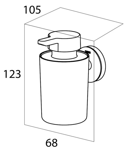 Tiger Urban dozator săpun 180 ml alb 13160.3.01.46