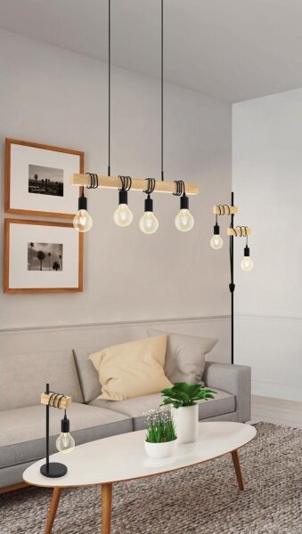 Lampă de masă Eglo TOWNSHEND 55249, 1xE27/10W/230V