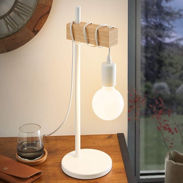 Eglo 33163 - Lampă de masă TOWNSHEND 1xE27/10W/230V