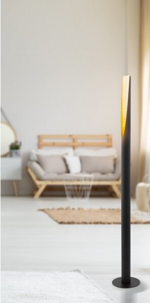 Eglo 97584 - Lampadar LED BARBOTTO 1xGU10/5W/230V negru