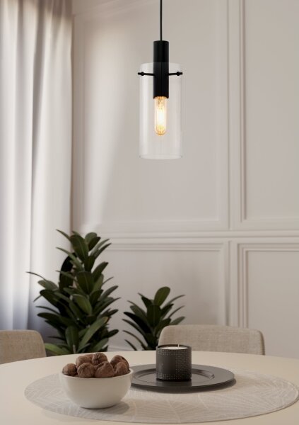 Eglo 97366 - Lustră pe cablu MONTEFINO 1xE27/60W/230V