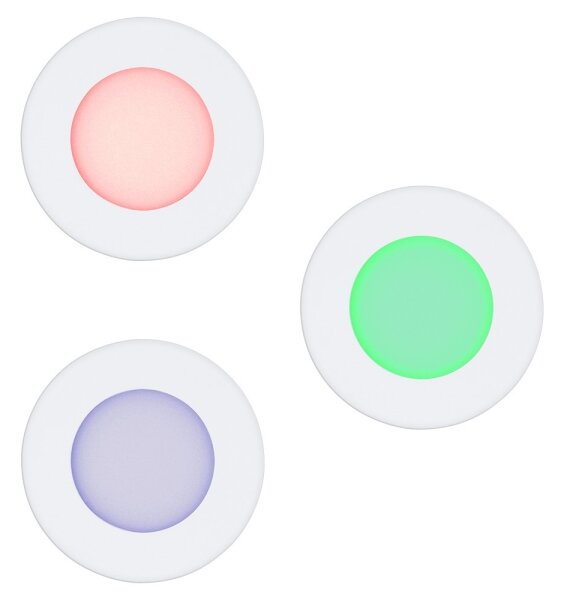 Eglo 32881-Set 3x spoturi LED RGB reglabile încastrate FUEVA-C LED/3W/230V