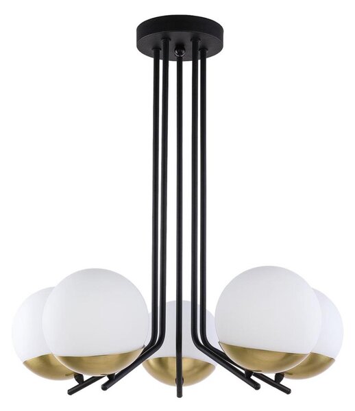 Jupiter 1720 - Lustră pe tijă SANTA 5xE14/40W/230V alamă