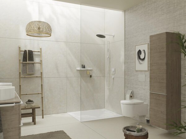 Hansgrohe EluPura S vas wc cu capac soft-close agăţat fără margine alb 62021450