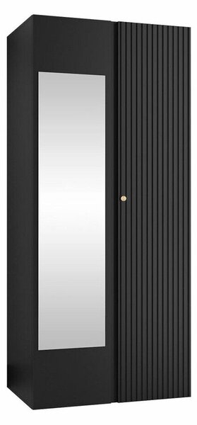 Dulap Hartford 397Negru, 19x7x4cm, Uși dulapUși dulap: Cu balamale