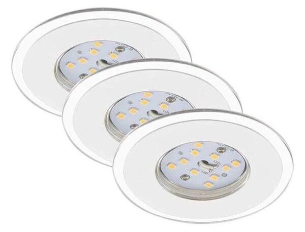 SET 3x corp de iluminat LED dimabil pentru baie Briloner 7197-036 LED/4,5W/230V IP44