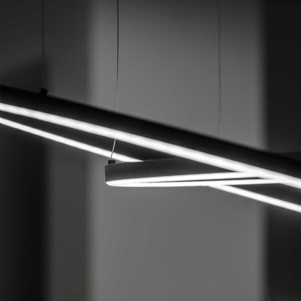 Lustră LED dimabilă pe cablu Ideal Lux ORACLE S LED/28W/230V 4000K d. 50 cm negru