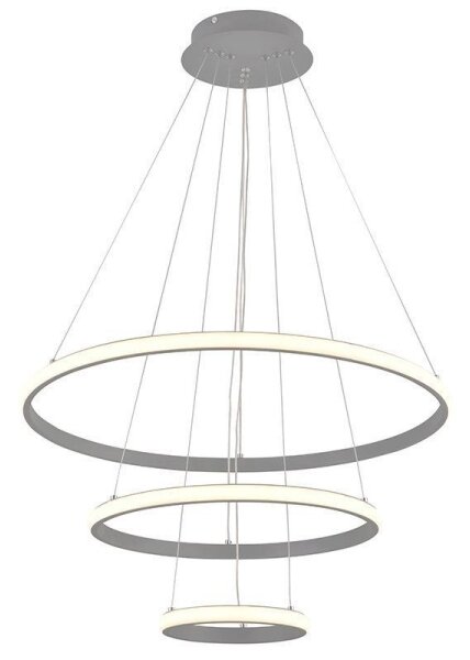Lustră LED dimabilă pe cablu LED/90W/230V 3000-6500K + telecomandă