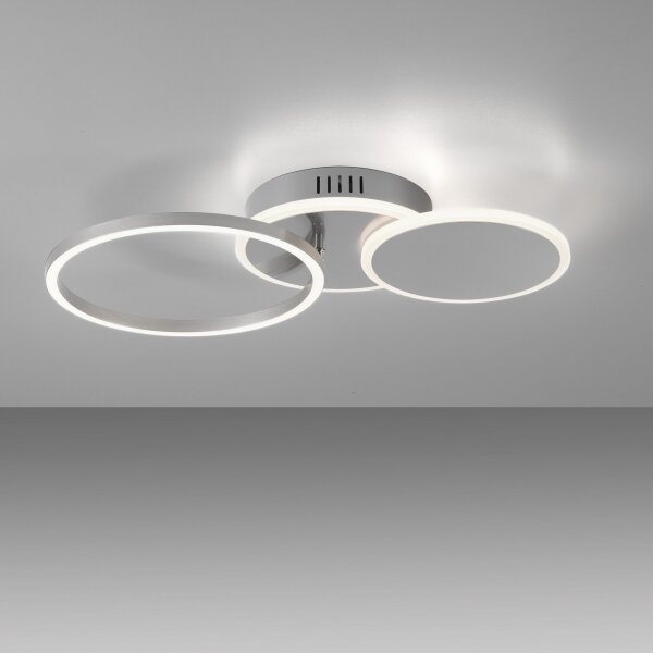 Plafonieră LED/25,5W/230V crom mat Leuchten Direkt 14116-55