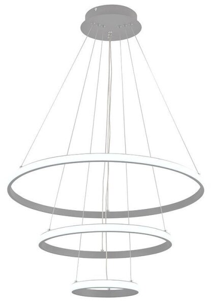 Lustră LED dimabilă pe cablu LED/90W/230V 3000-6500K + telecomandă