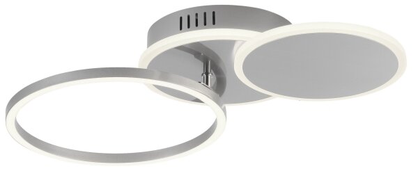 Plafonieră LED/25,5W/230V crom mat Leuchten Direkt 14116-55