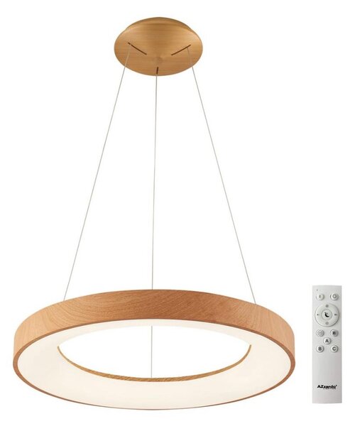 Azzardo AZ5010 - Lustră LED dimabilă pe cablu SANTANA LED/50W/230V maro + + telecomandă