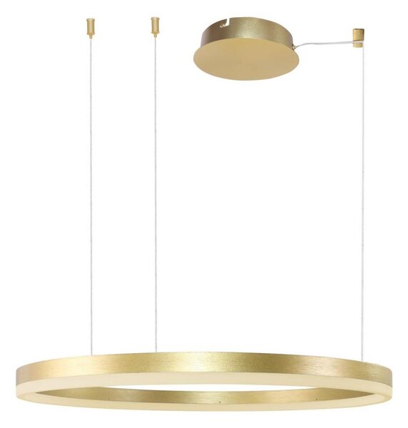 Lustră LED pe cablu dimabilă HALO LED/56W/230V d. 80 cm auriu Azzardo AZ4961