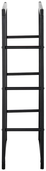 HOMCOM Suport Lemne pentru Interior și Exterior din Țevi de Fier, Capacitate 100 kg, 60x25x100 cm | Aosom Romania